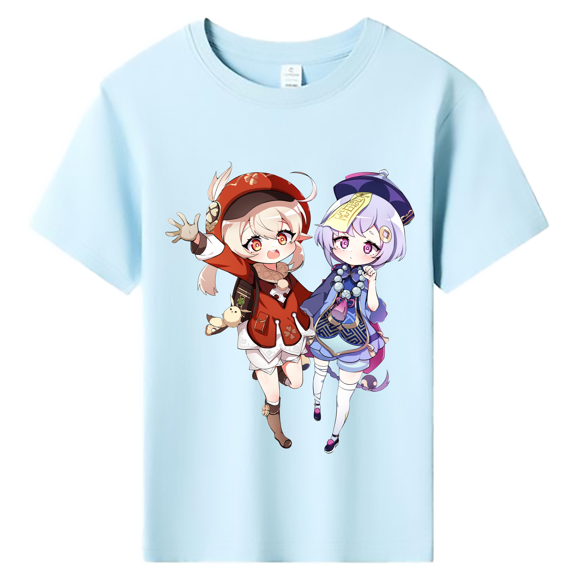 げんし神 七七 なな  genshin Nana 綿100％キッズTシャツ（フロントプリント）